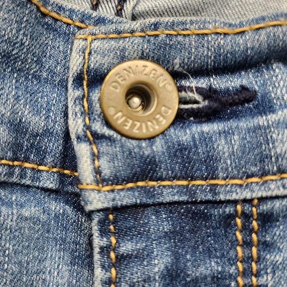 Levi's Denizen Jeans Womens 2 Blue Curvy Slim Cuffed Capri Low Rise Stretch - Picture 3 of 15